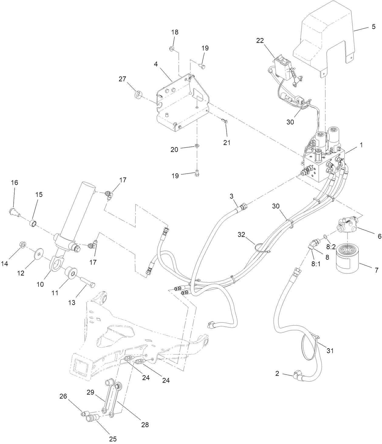 Low Flow Hydraulics Assembly