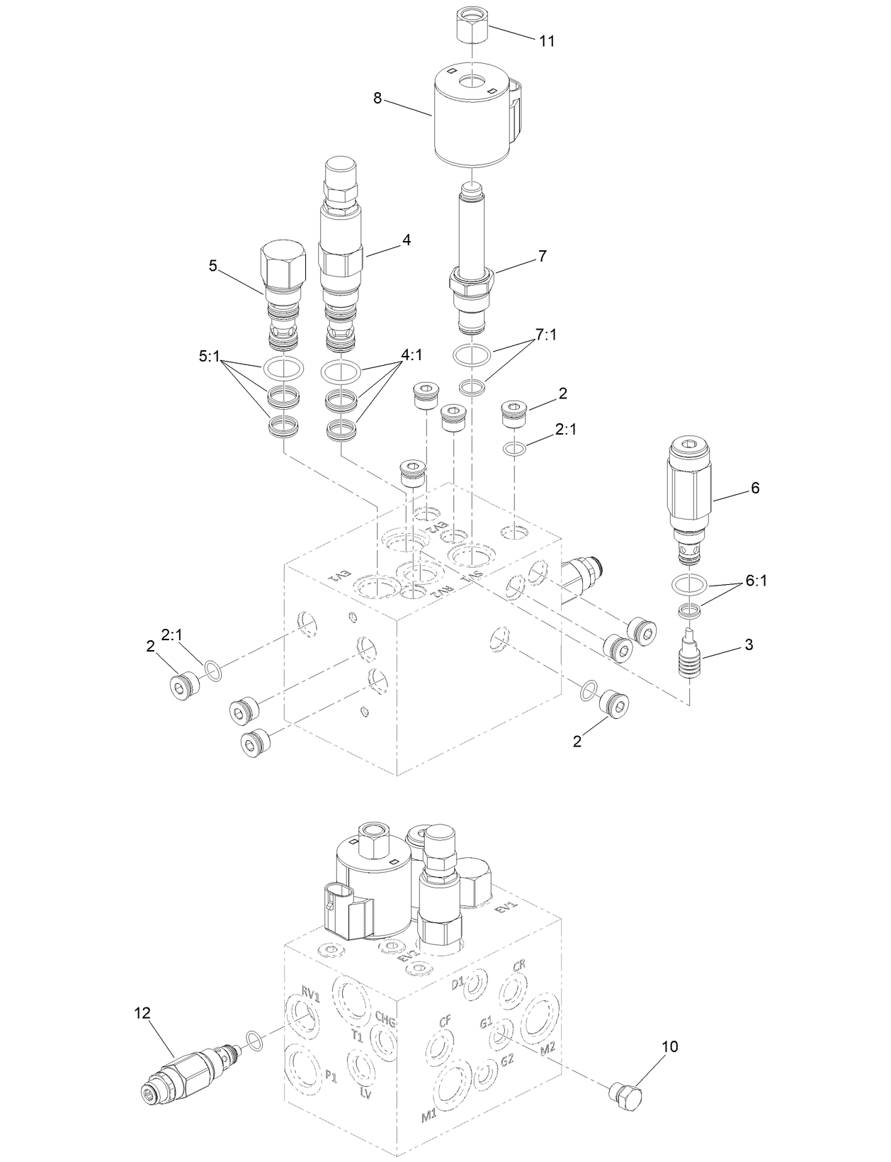 Hydraulic Manifold Assembly No. 145-5279