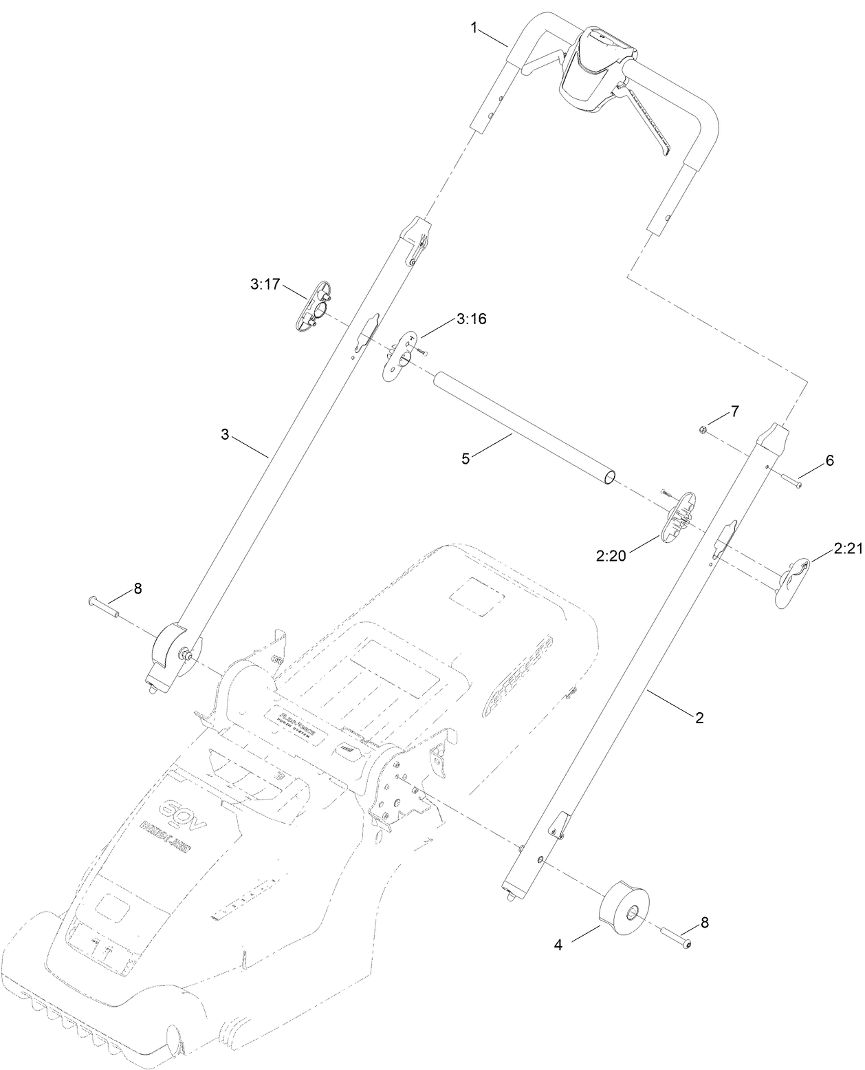 Handlebar and Control Assembly