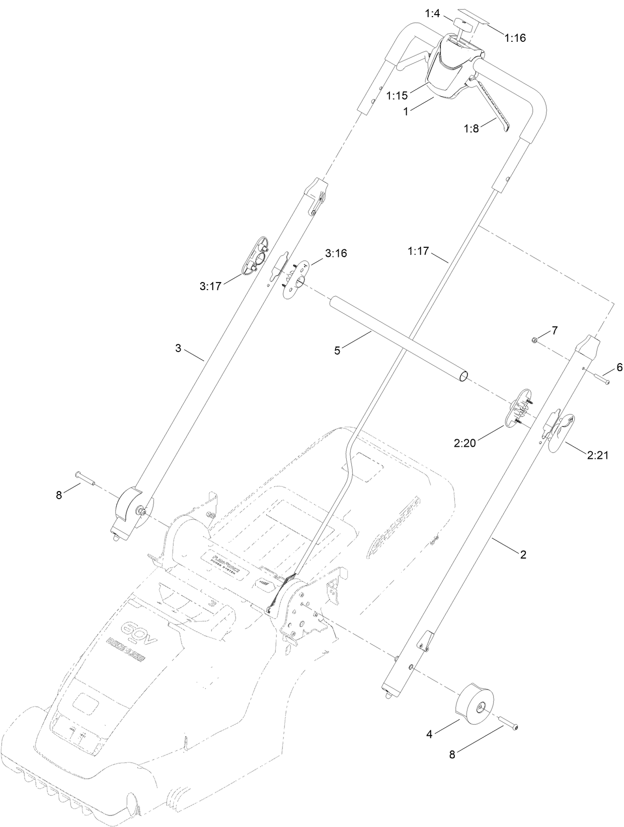 Handlebar and Control Assembly