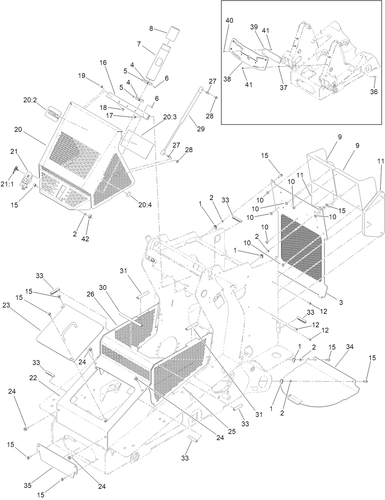 Hood and Covers Assembly