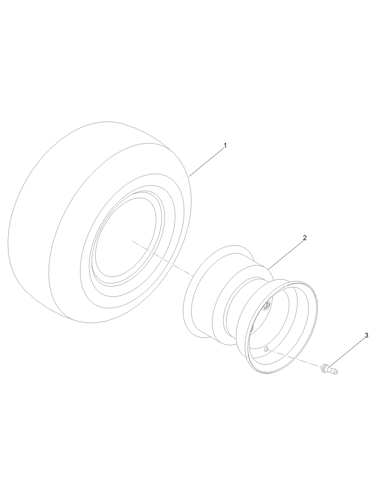 Wheel and Tire Assembly No. 119-3013