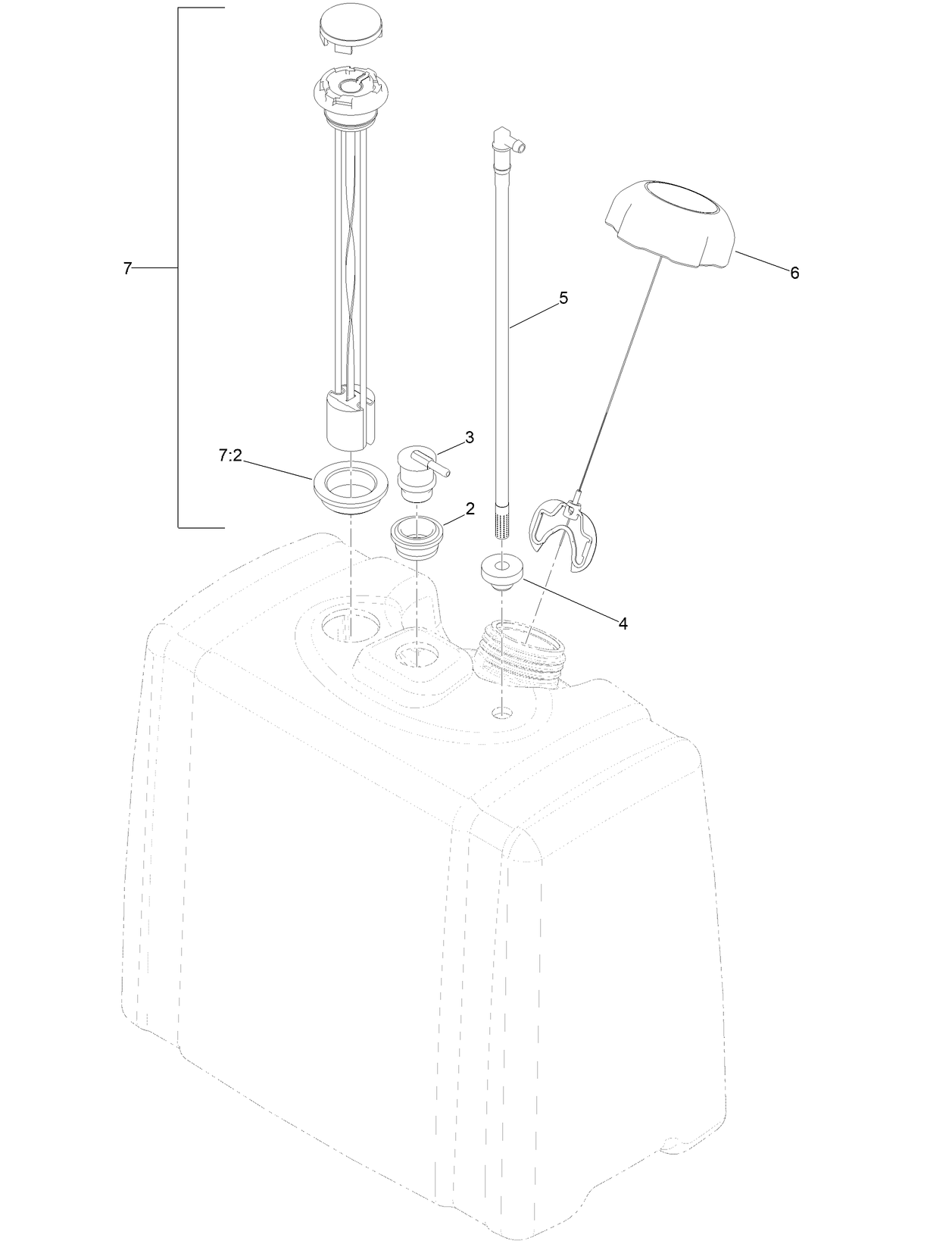 Fuel Tank Assembly No. 115-9048