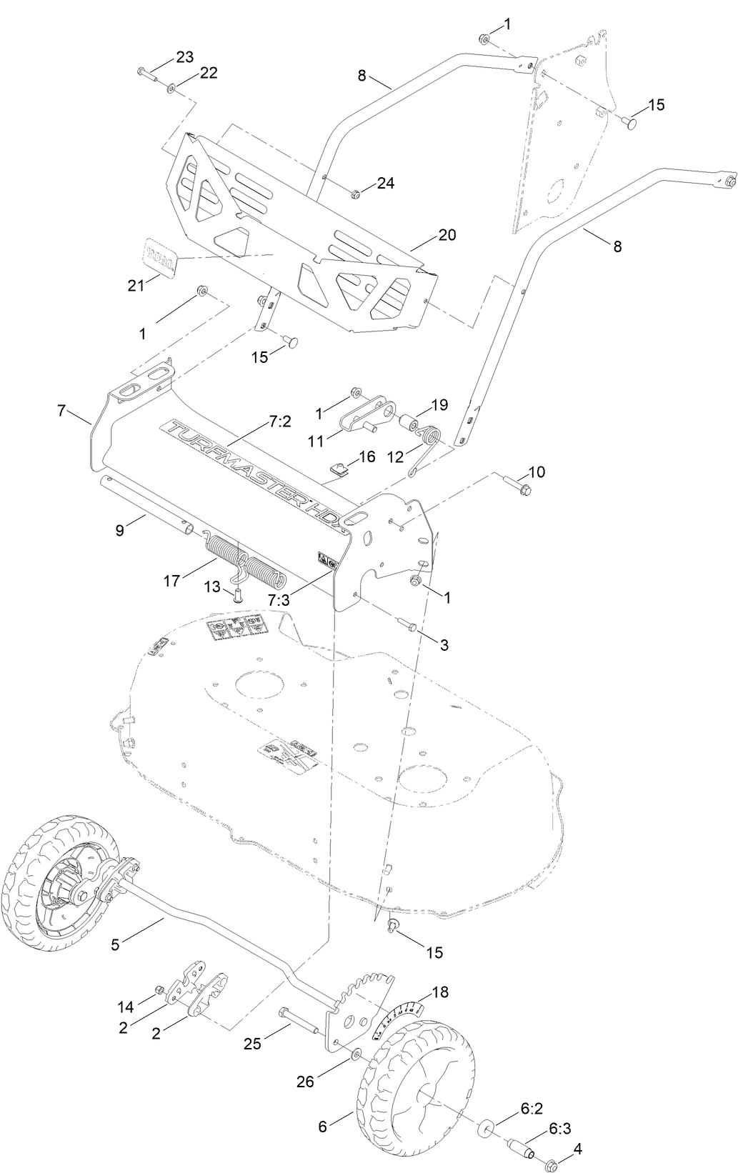 Front Bumper and Wheel Assembly