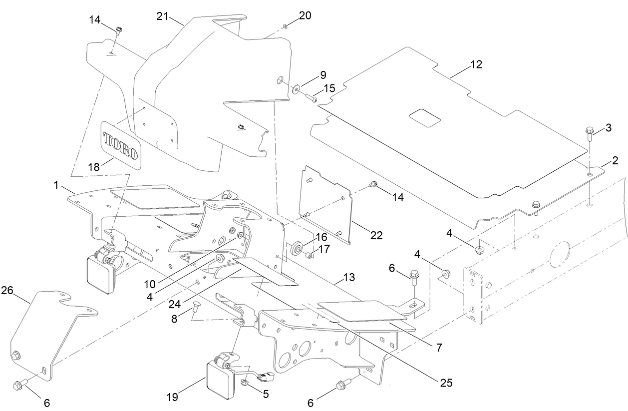 Platform and Shroud Assembly