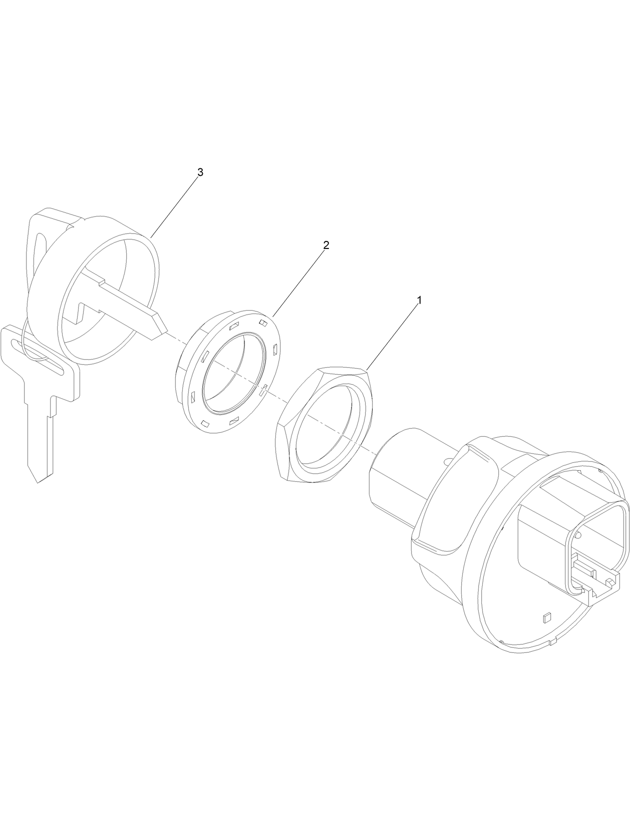 Ignition Switch Assembly No. 121-5159