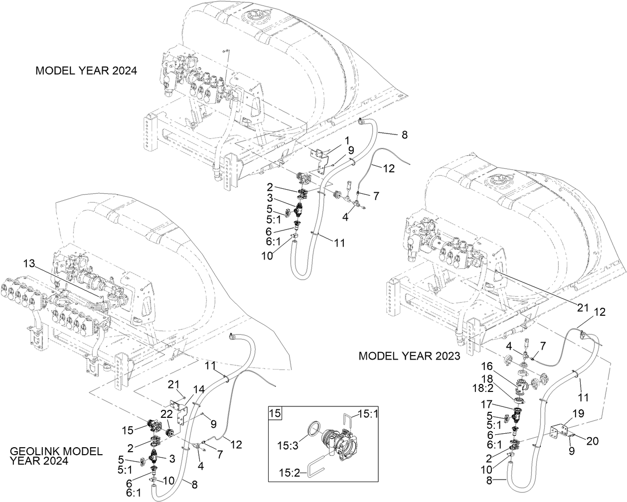 Hose Reel Mount and Supply Hose Assembly