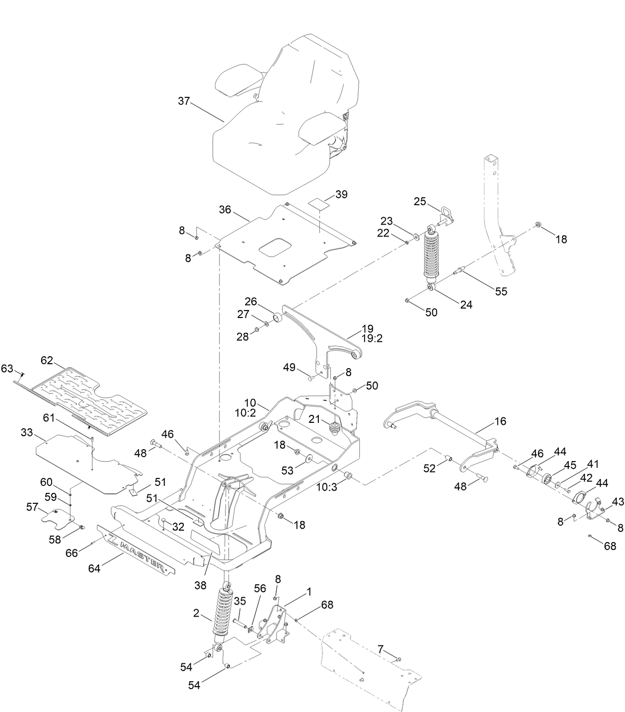 Seat Suspension Platform Assembly