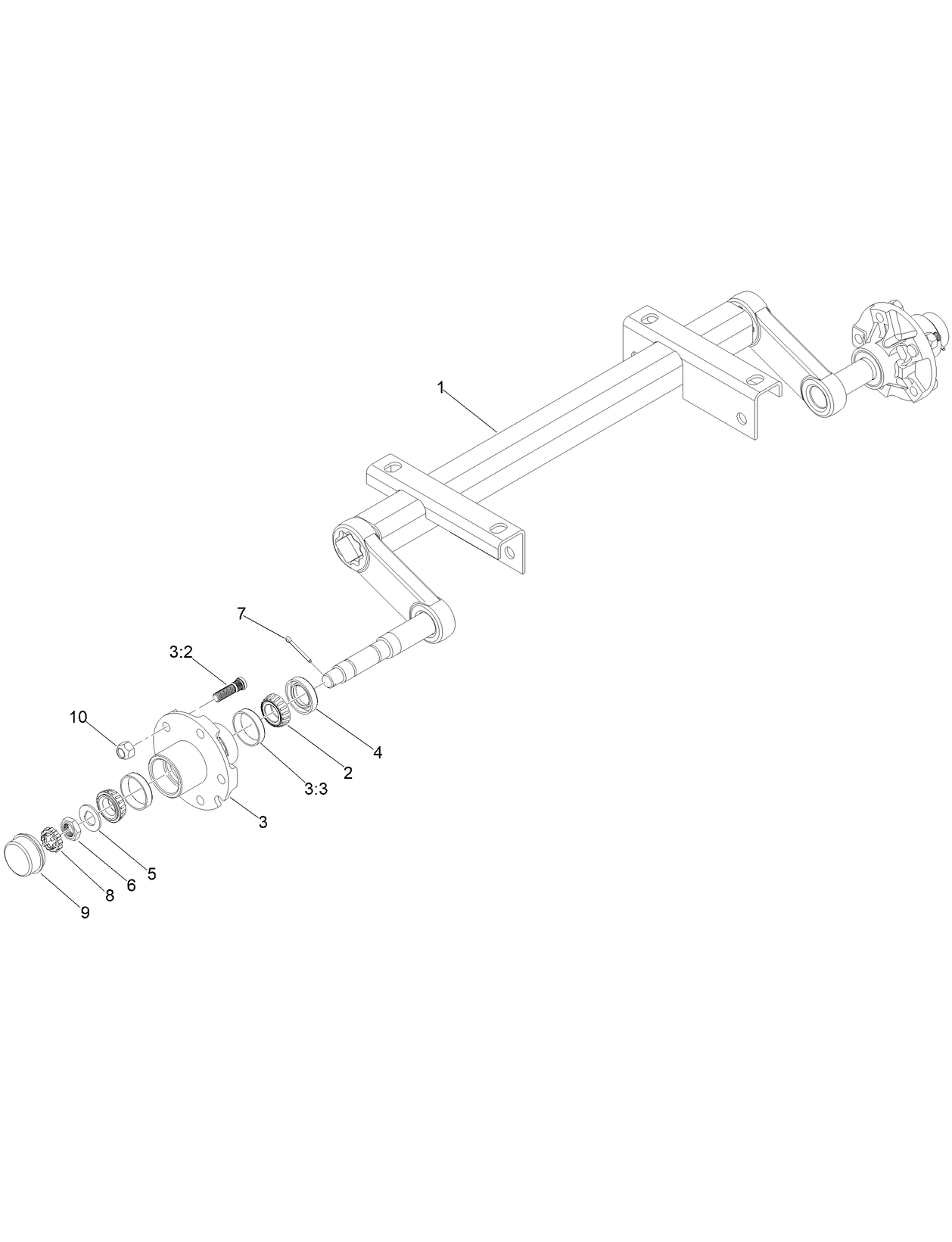 Axle Assembly No. 119-2966