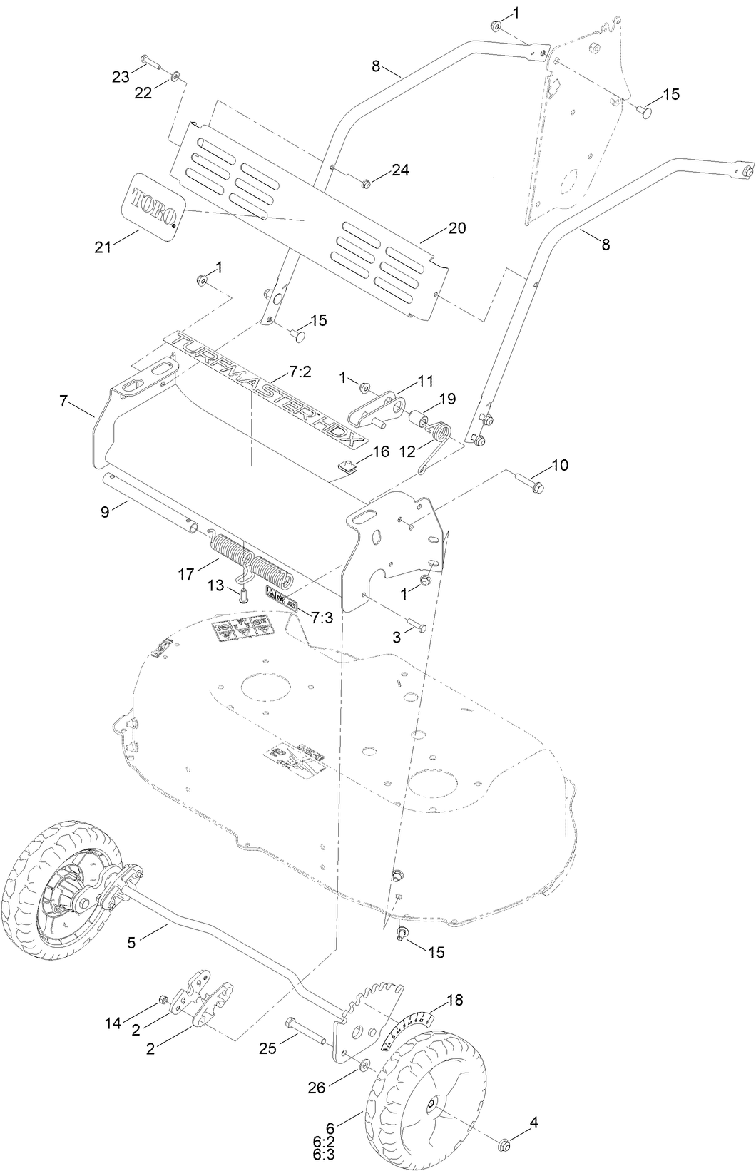 Front Bumper and Wheel Assembly