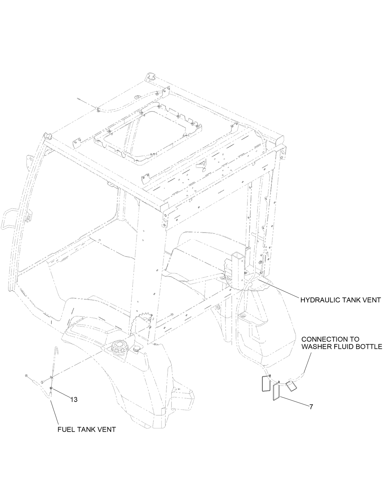 Window Wiper System and Fuel Vent Assembly