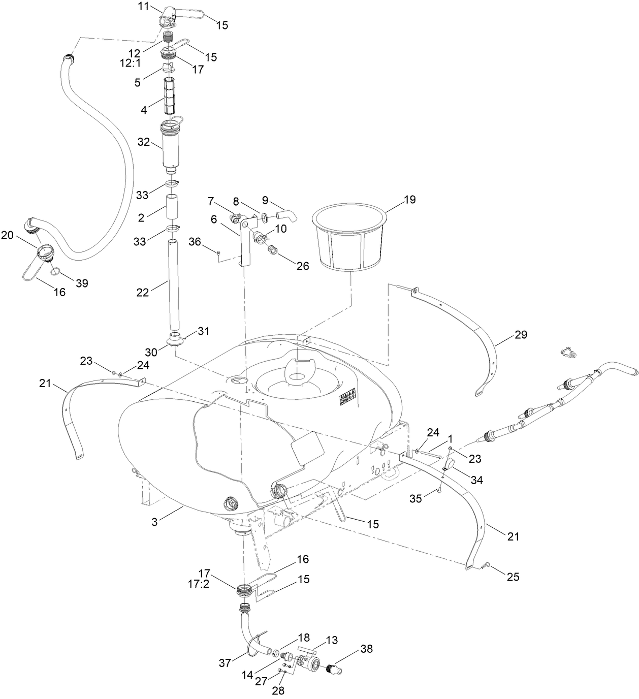 Spray Tank Valve Assembly