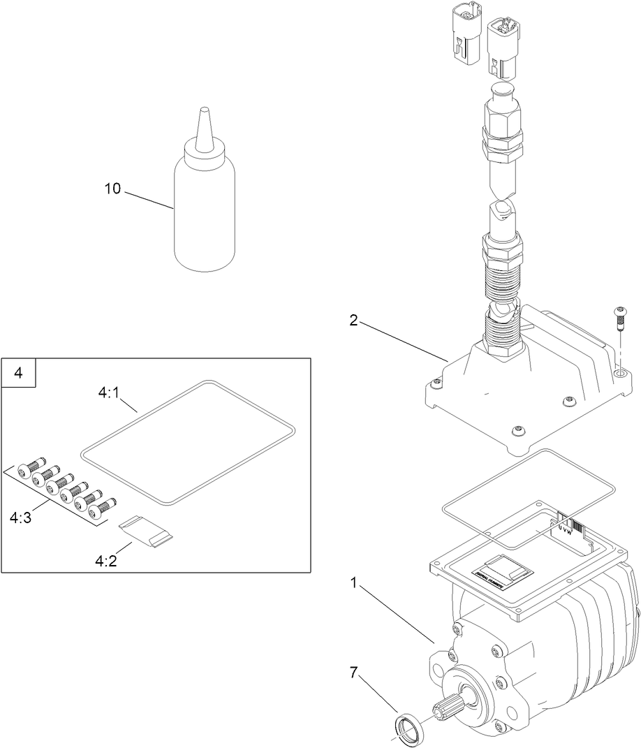 Hydraulic Motor Assembly No. 144-6666