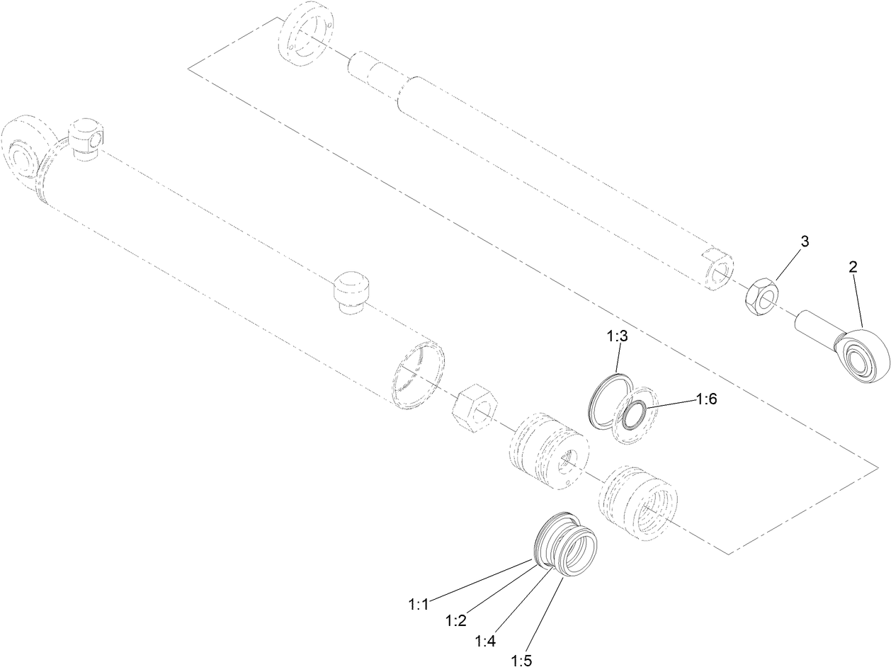 Hydraulic Cylinder Assembly No. 117-0701