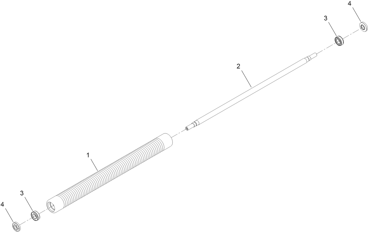 Extended Lace Narrow Wiehle Roller Assembly No. 147-1196