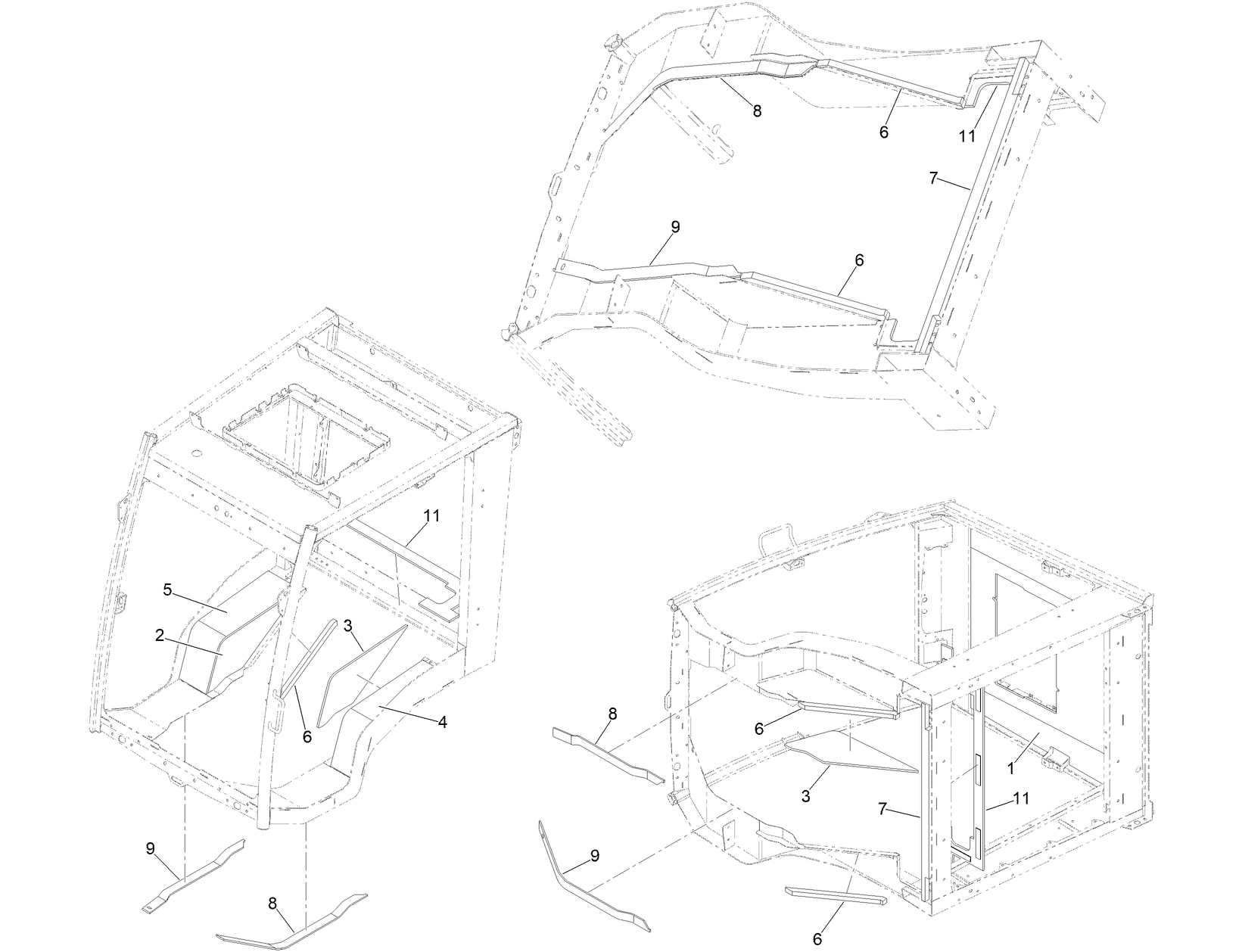 Interior Foam and Carpet Assembly