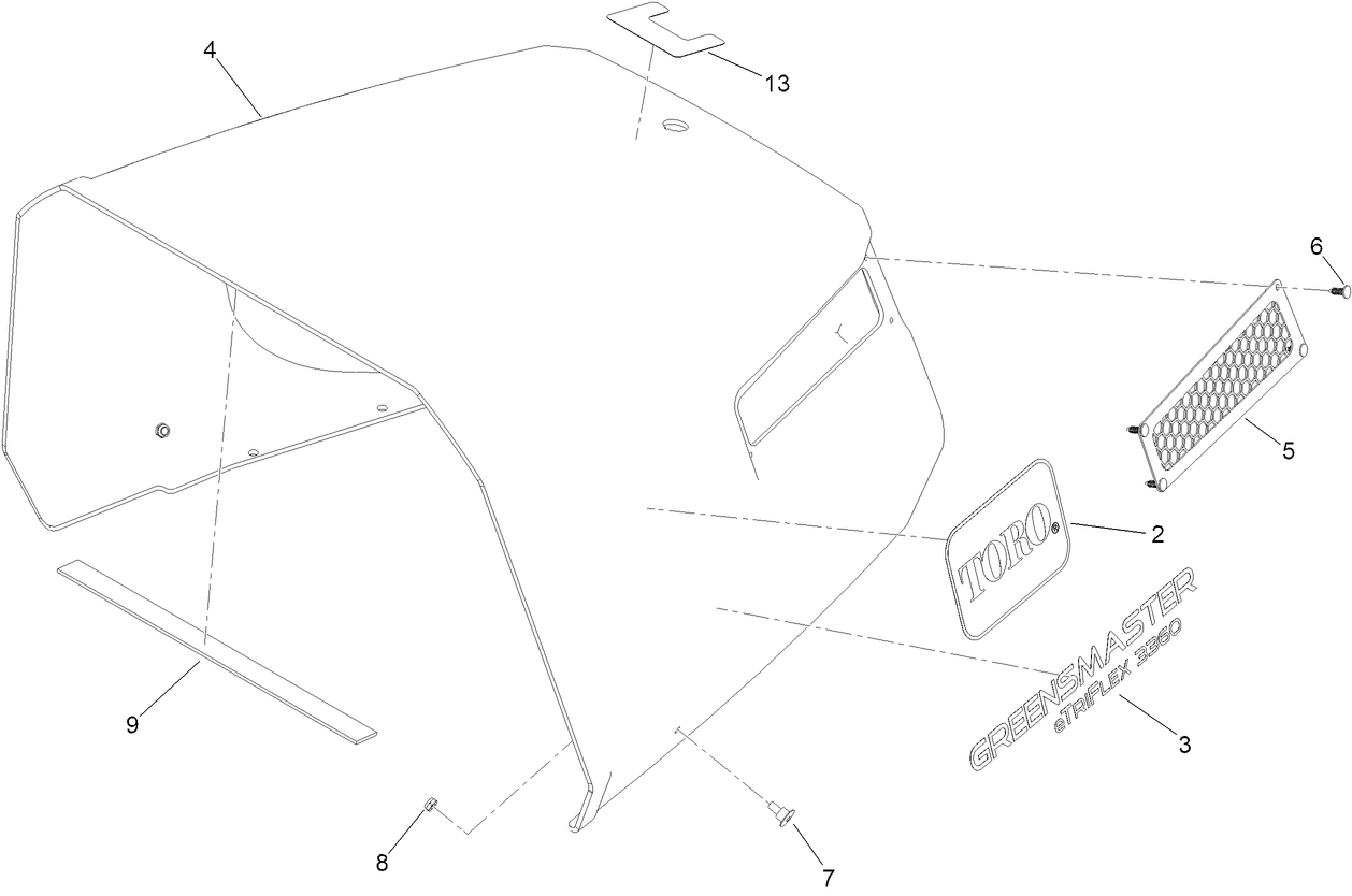 Hood Assembly No. 145-6692