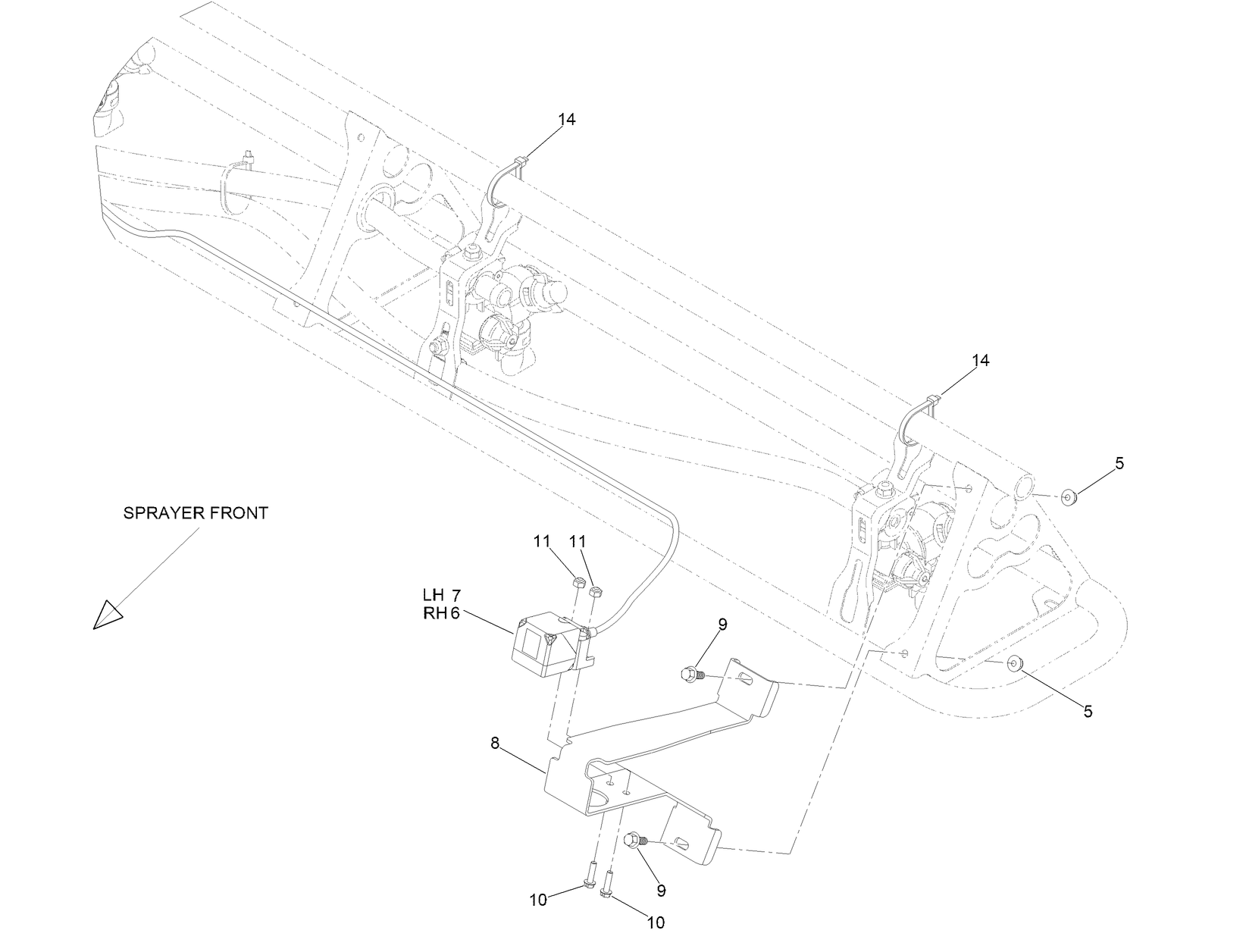 Ultra Sonic Boom Leveling Assembly