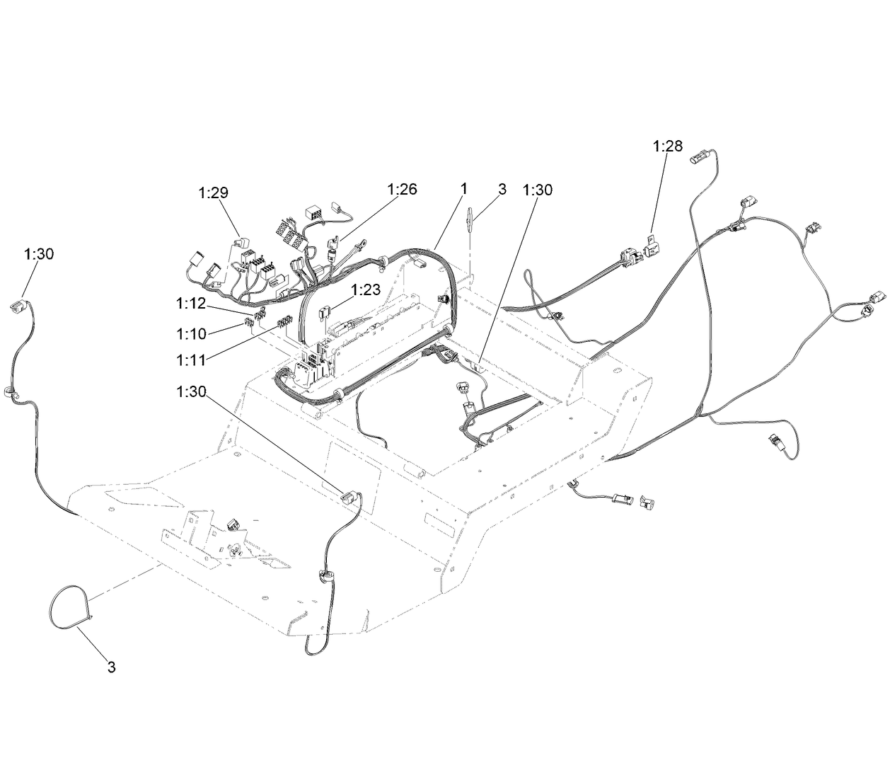 Platform Wire Harness and Fuse Assembly