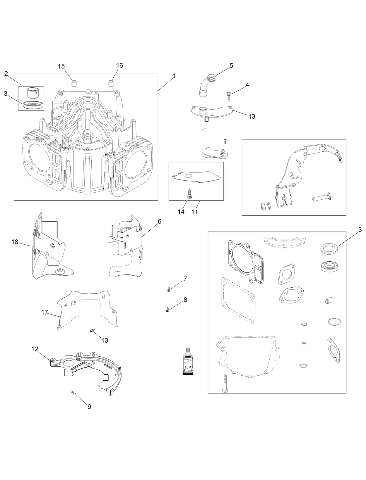 Cylinder Block Assembly