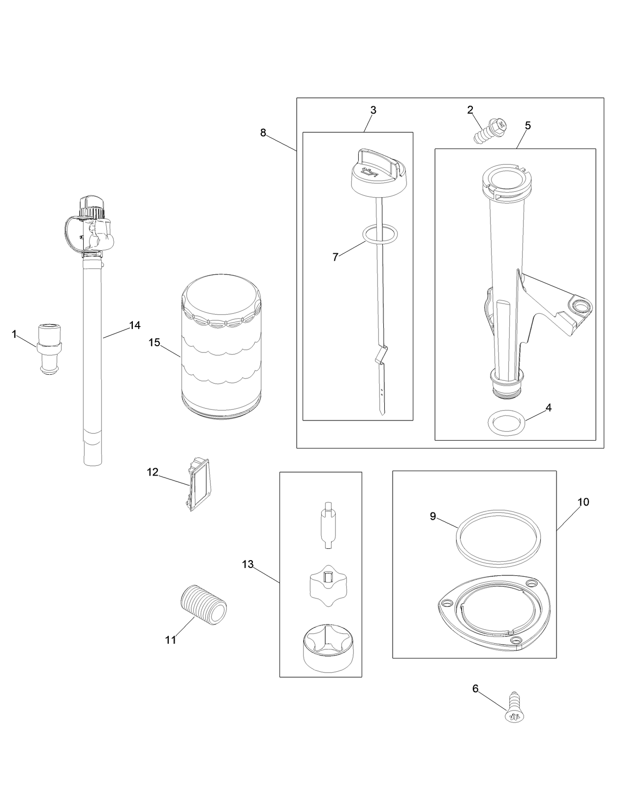 Lubrication Service Assembly