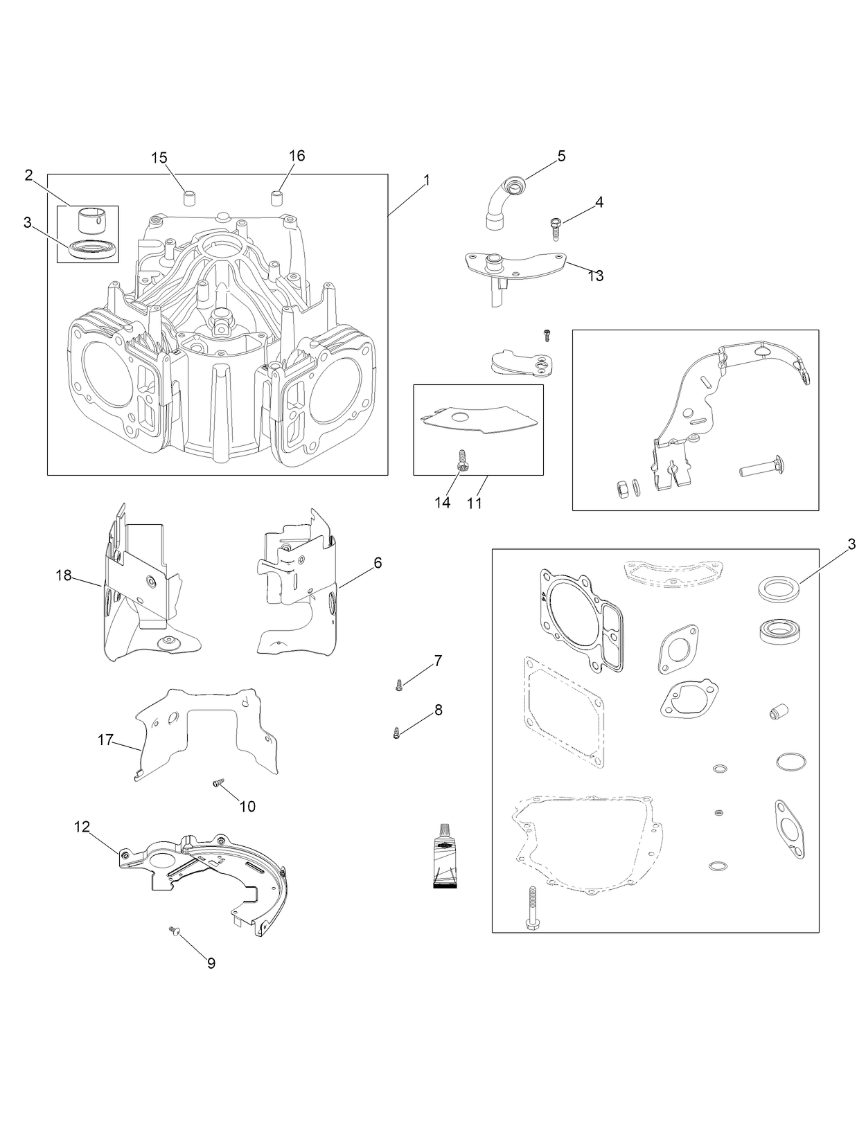 Cylinder Block Assembly