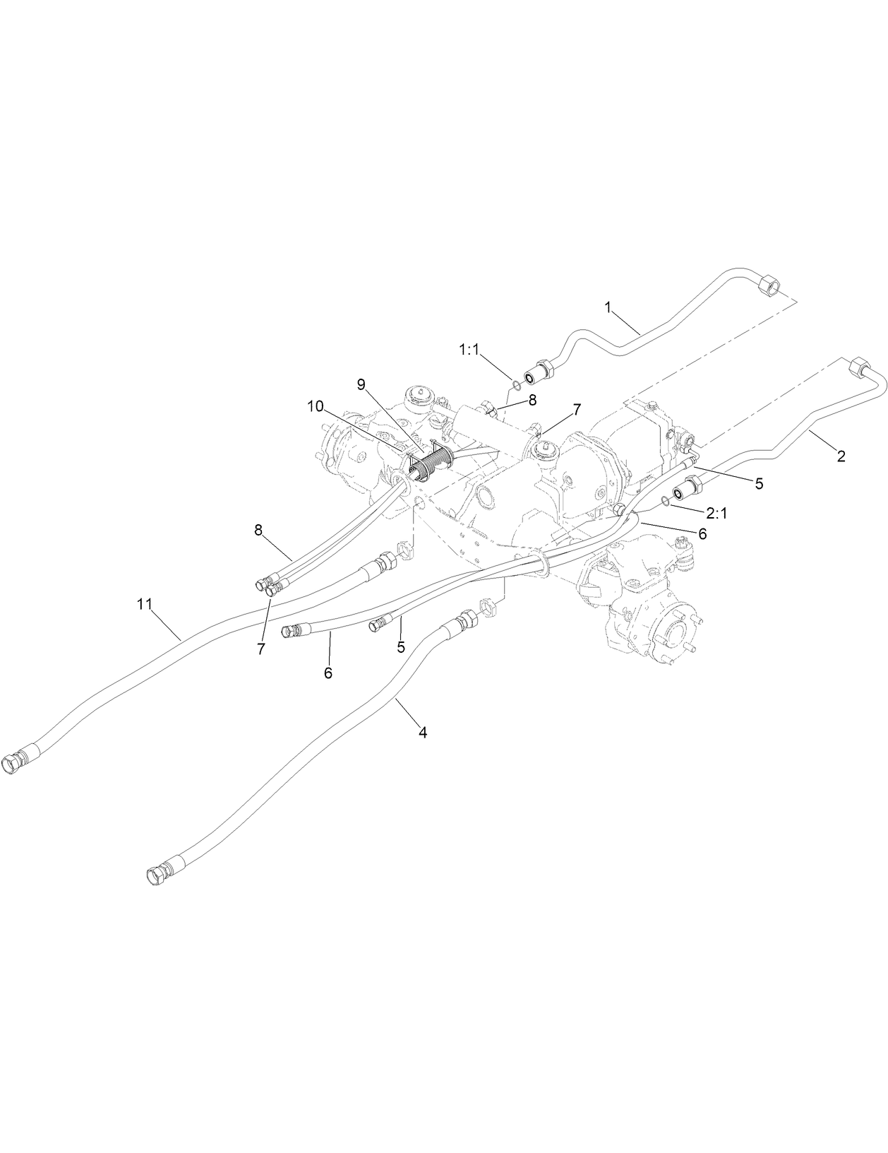Hose and Tube Routing Assembly