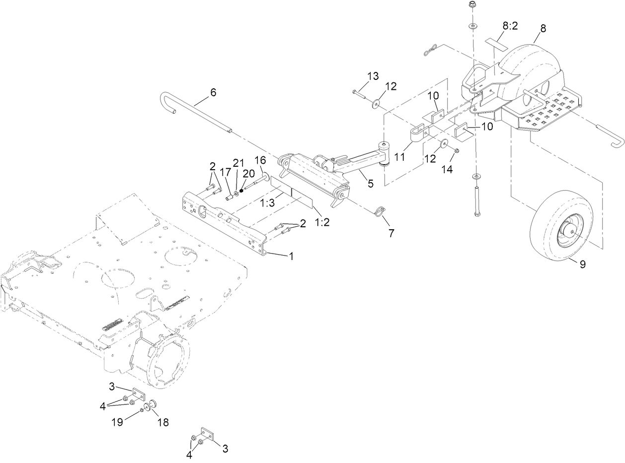 Sulky Frame Assembly