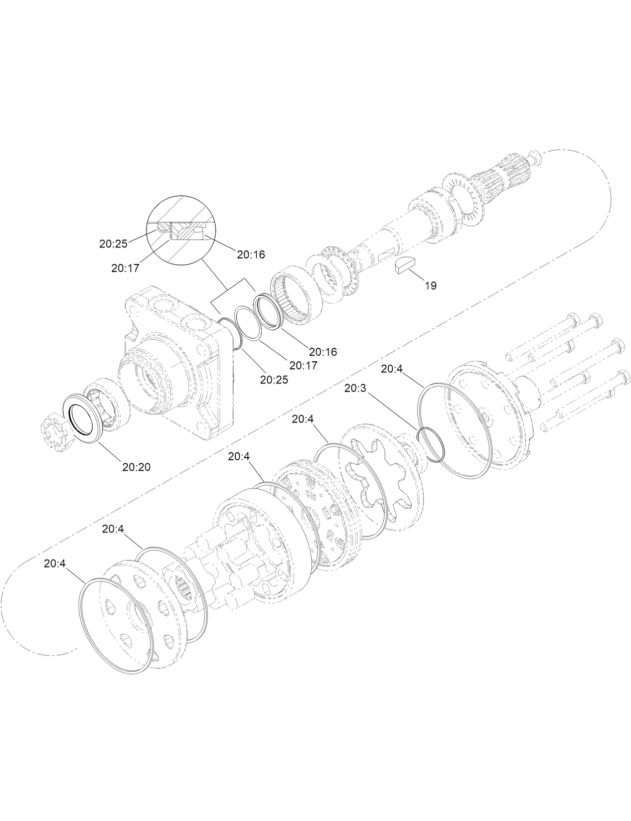 Hydraulic Motor Assembly No. 137-2479