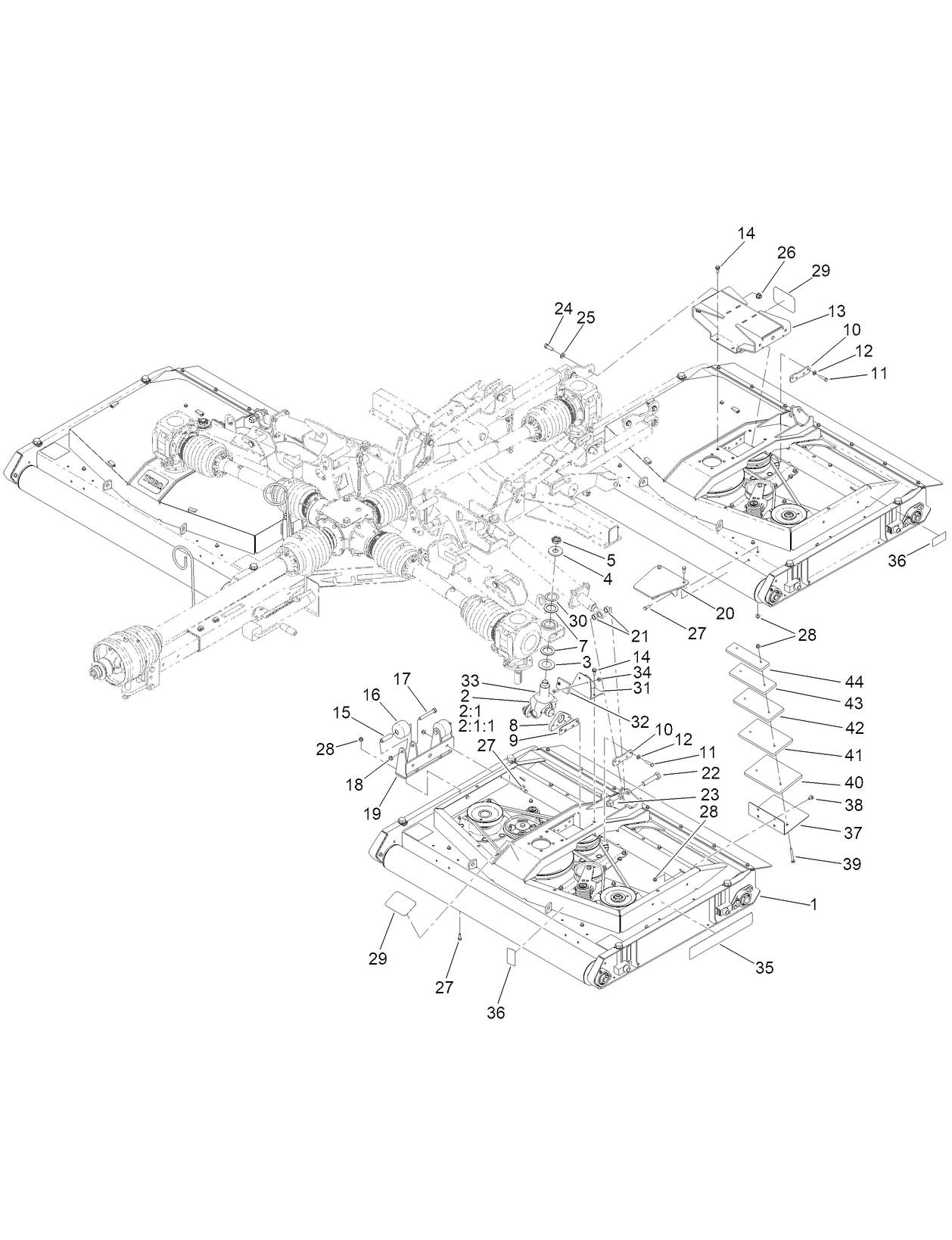 Deck Mount and Deck Cover Assembly