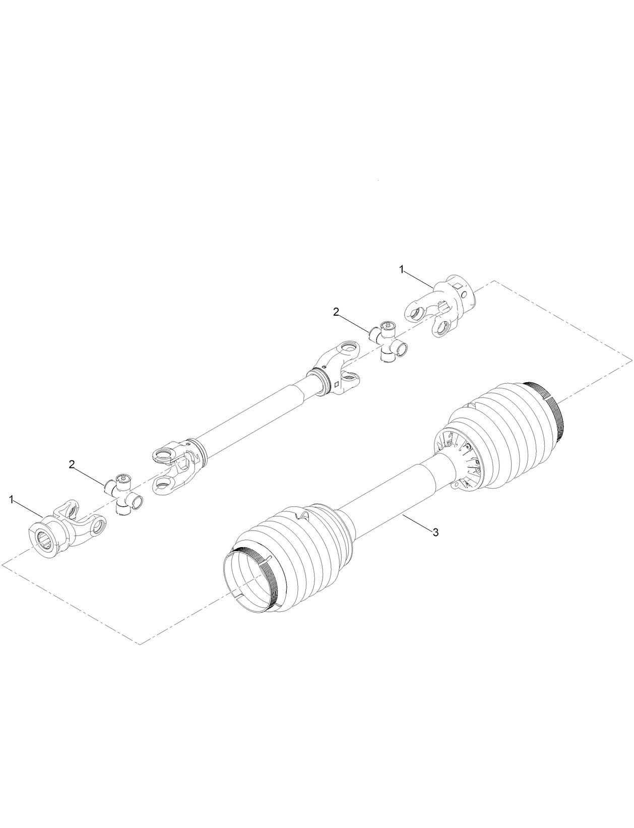 Side Driveshaft Assembly No. 138-9041
