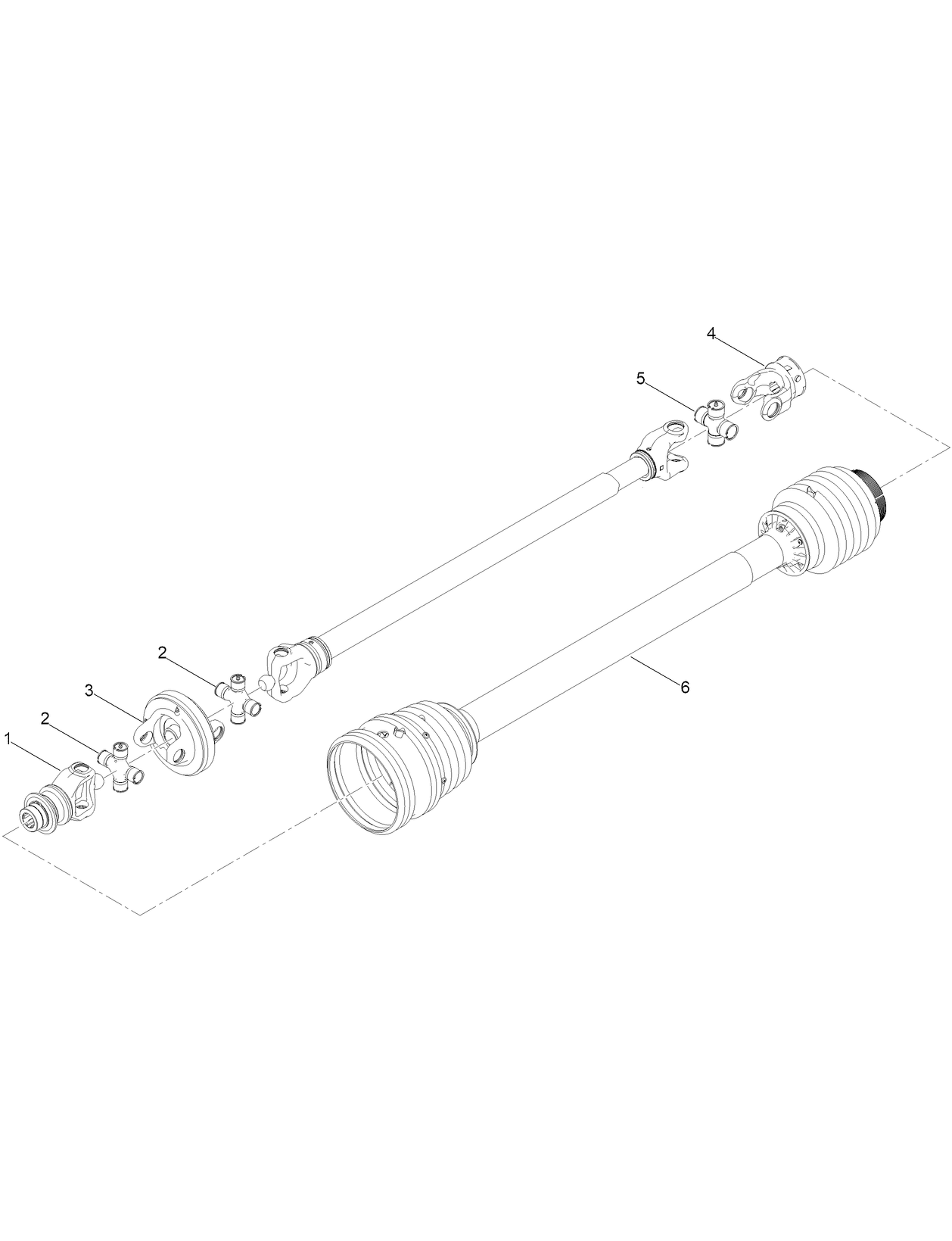 Main Driveshaft Assembly No. 138-9039