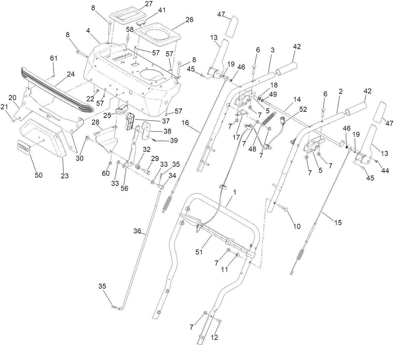 Handle and Control Assembly