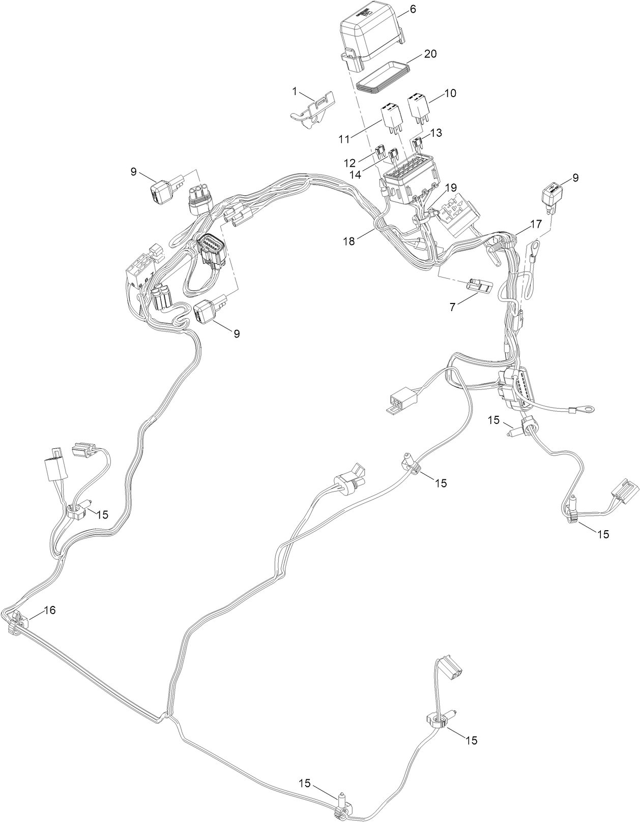 Main Harness Assembly No. 146-6929