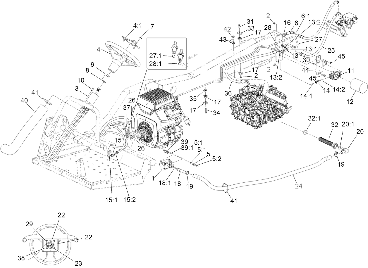 Hydraulic Steering Assembly