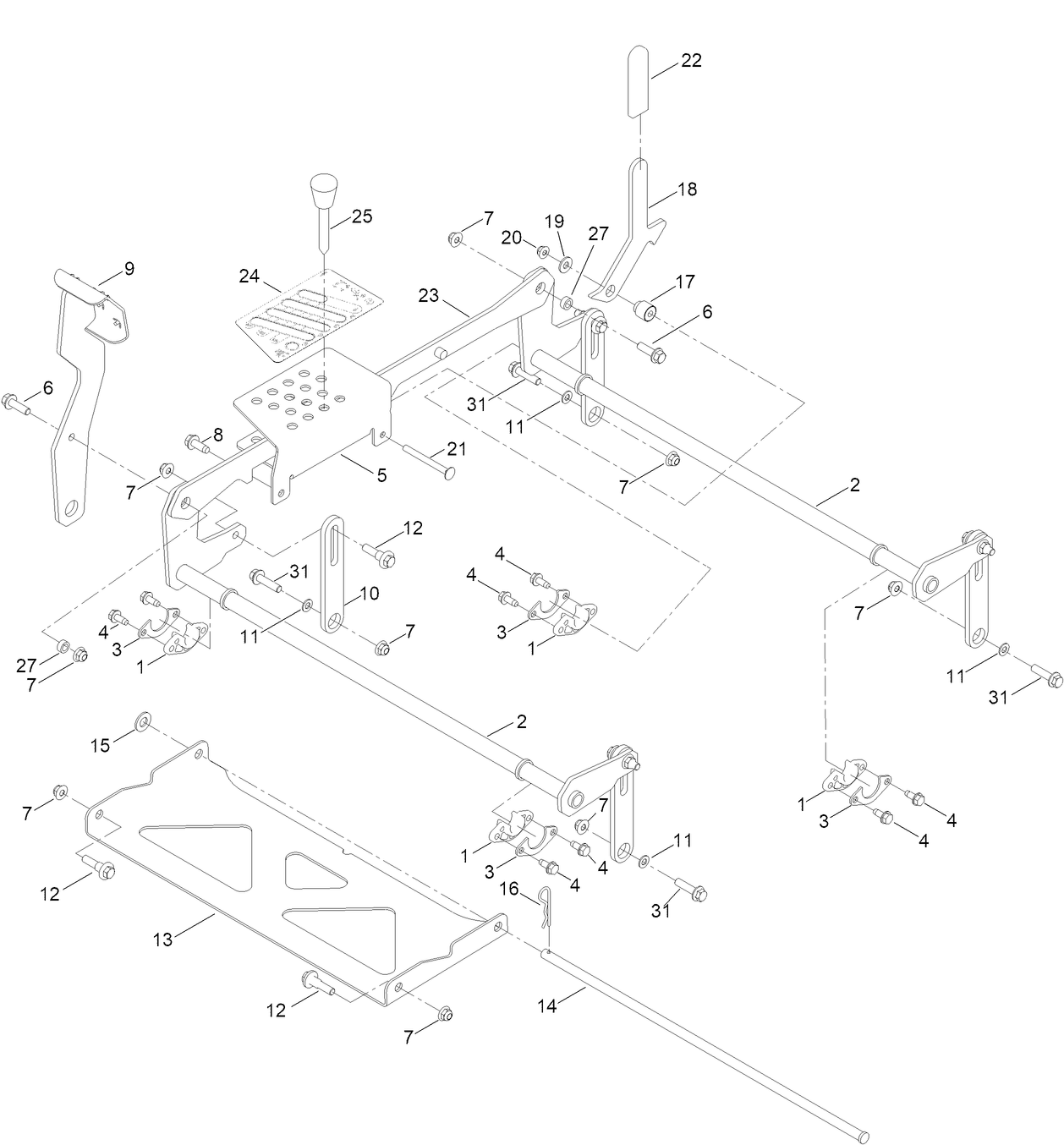 Deck Lift Assembly