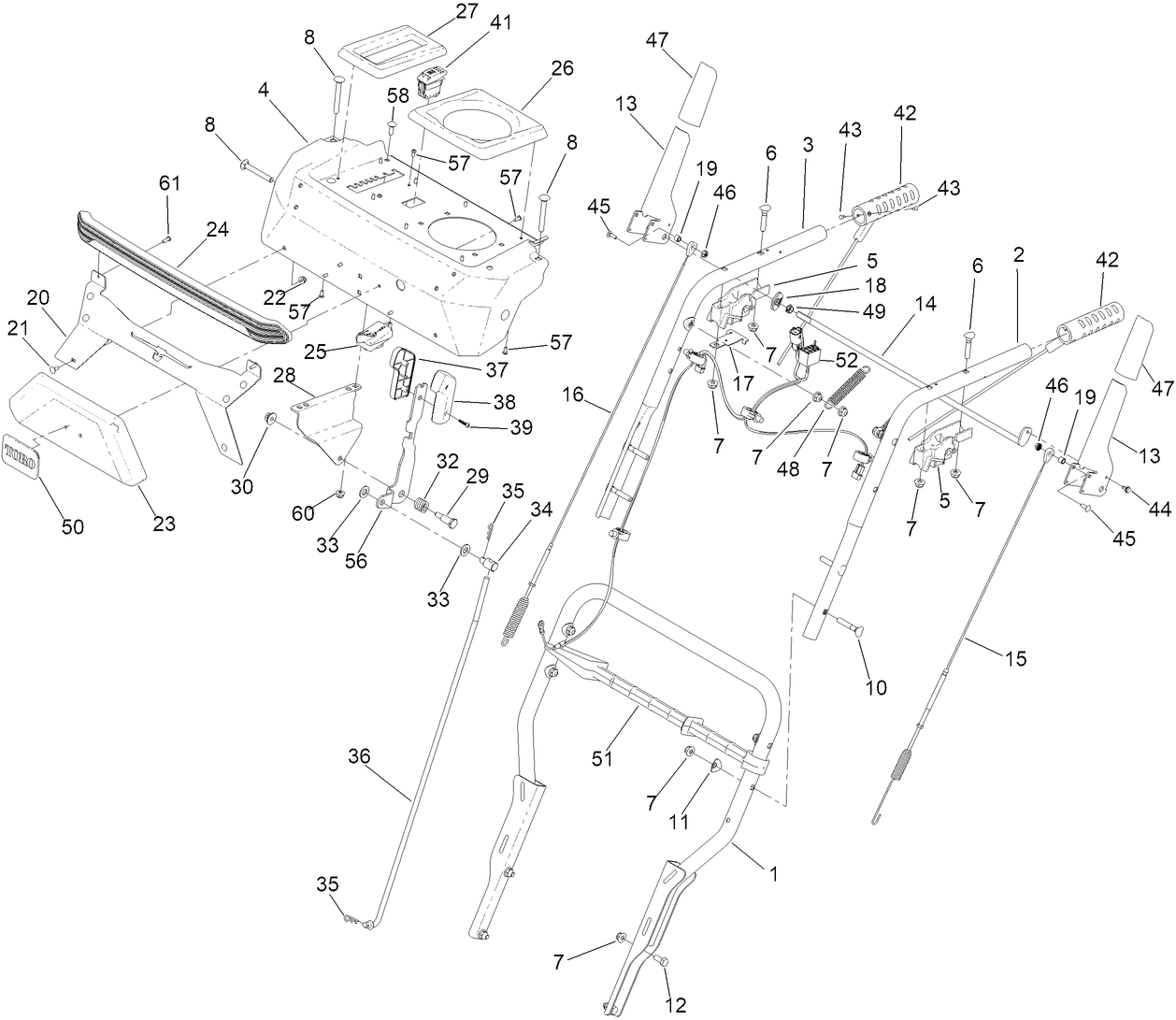 Handle and Control Assembly