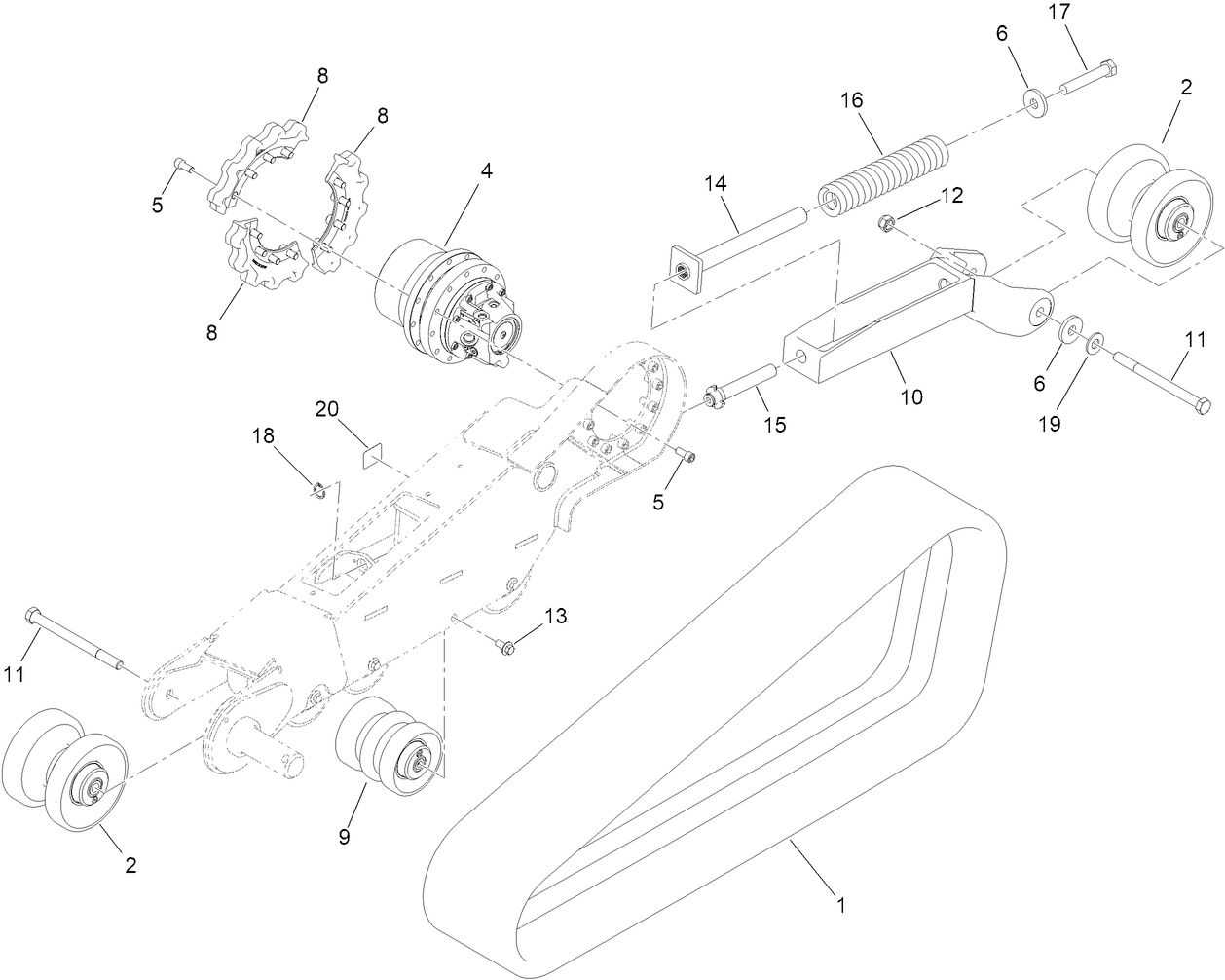 RH Track Assembly