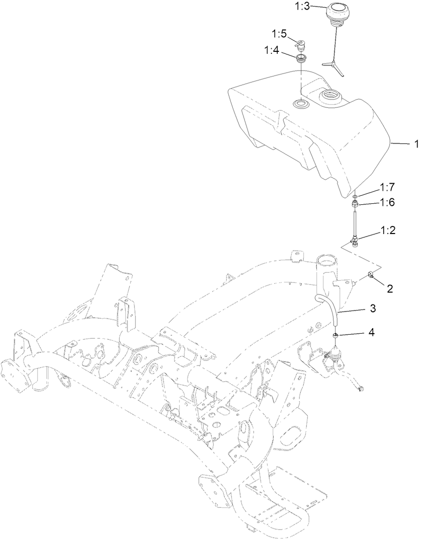 Fuel Tank Kit Assembly No. 164-5502