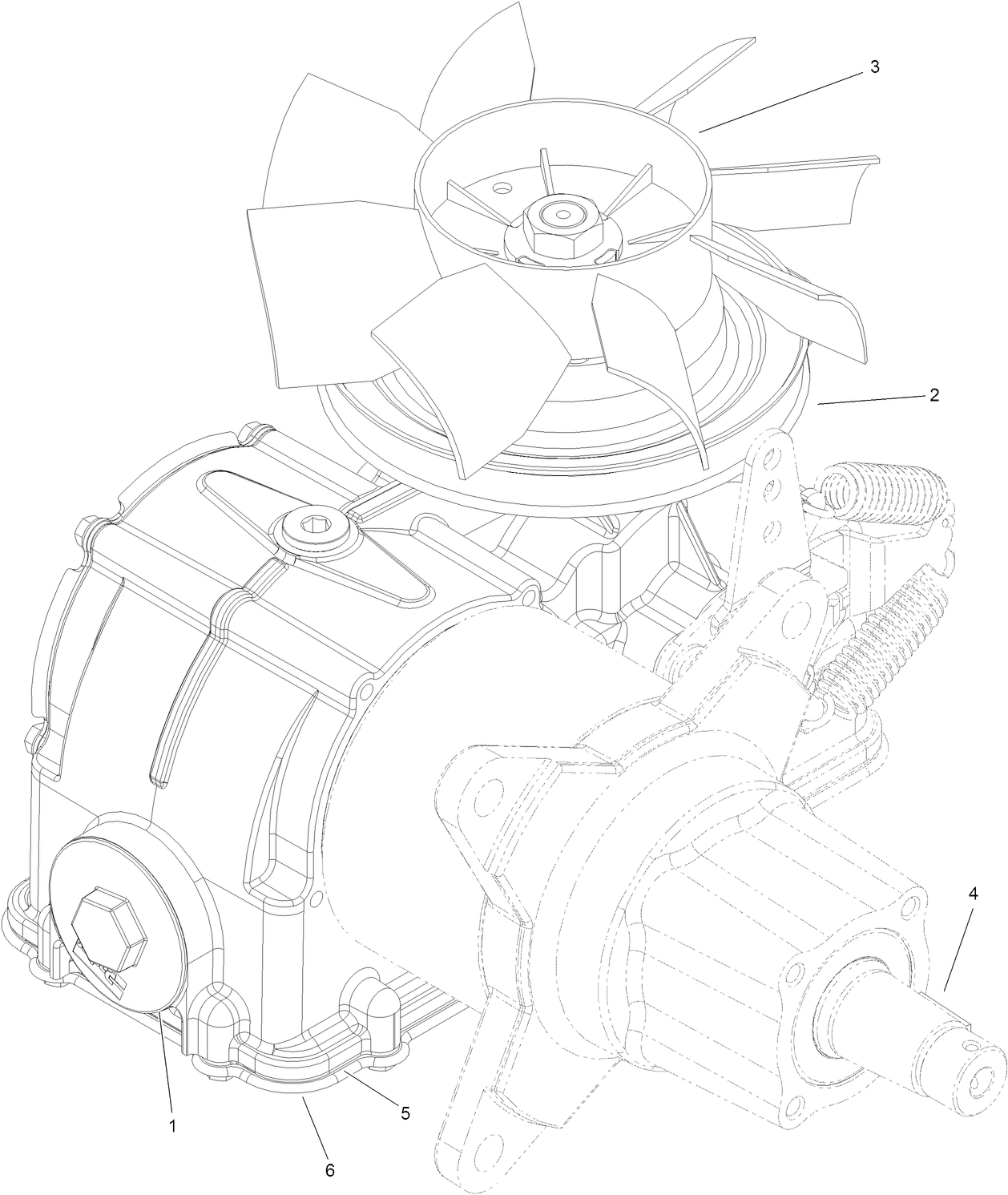 RH Hydro Transaxle Assembly No. 164-3618