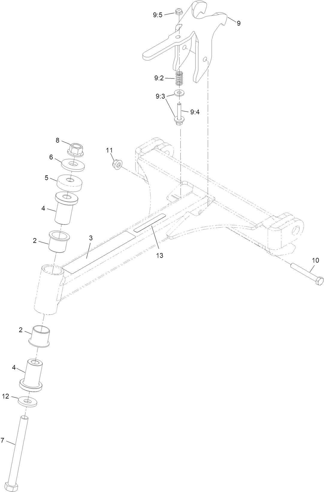 Drawbar Assembly No. 126-1958