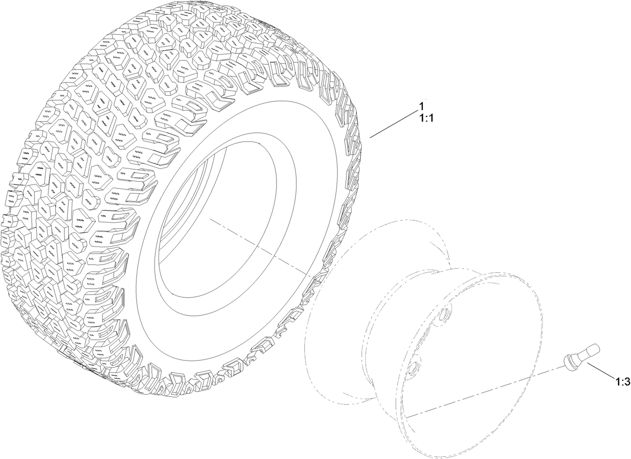 Rear Tire Assembly