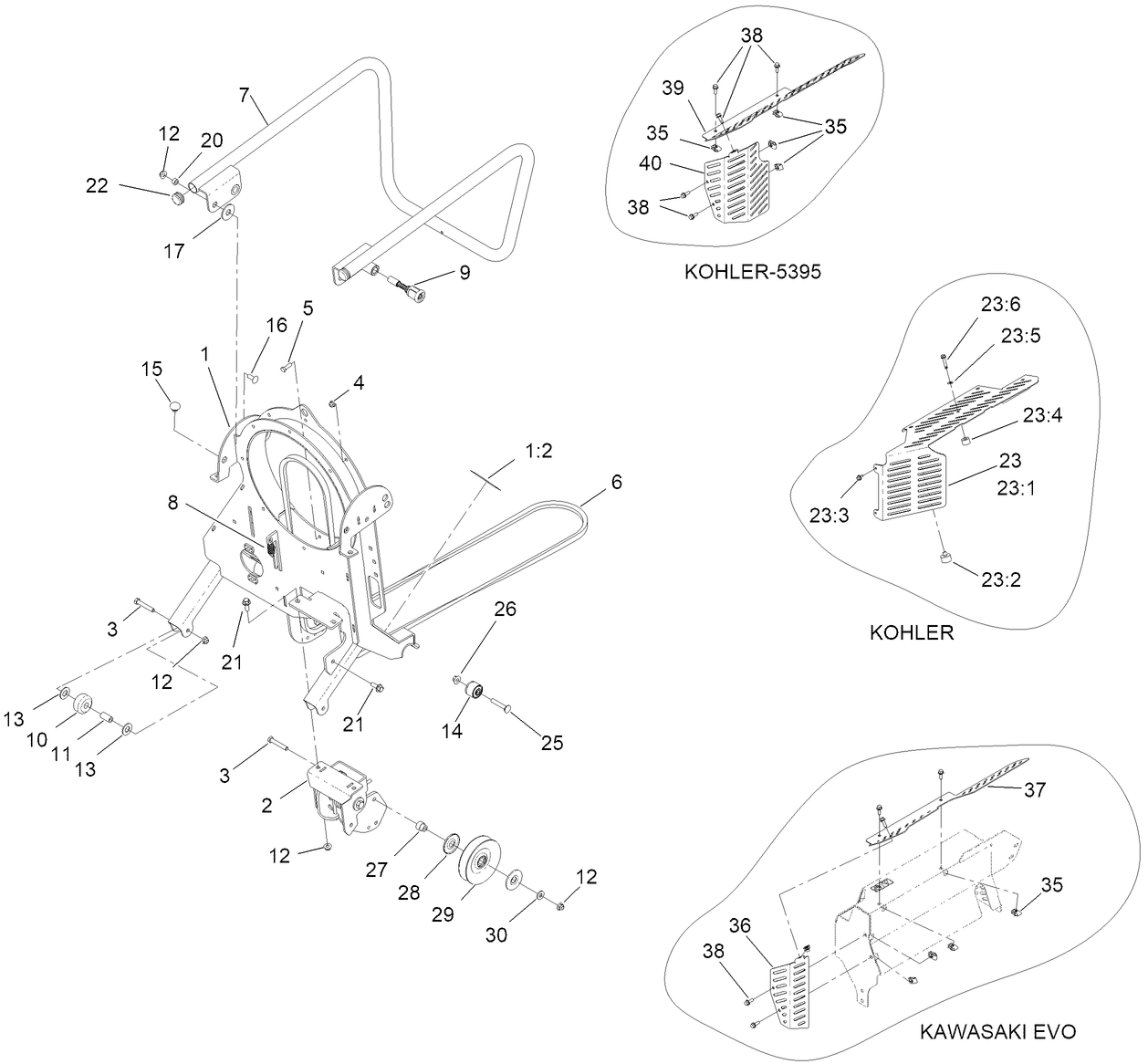Blower Frame Assembly