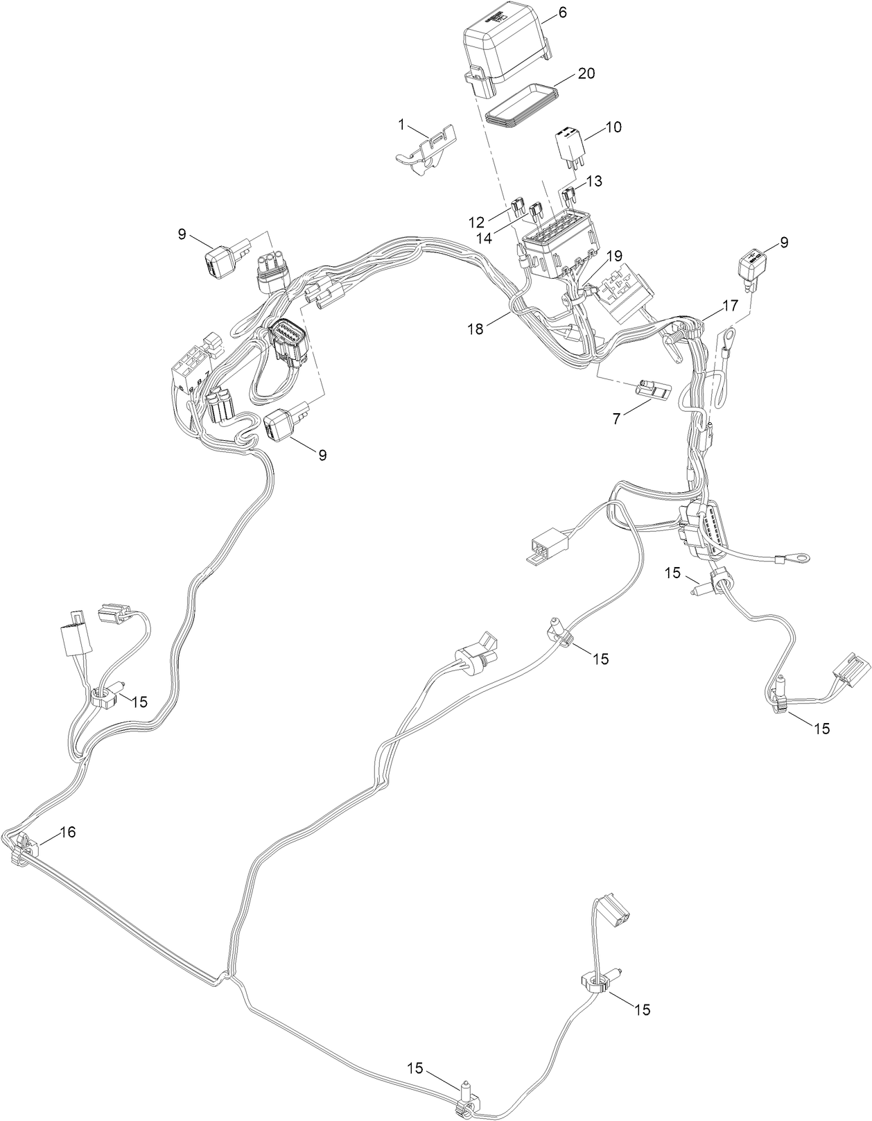 Main Harness Assembly No. 146-6929
