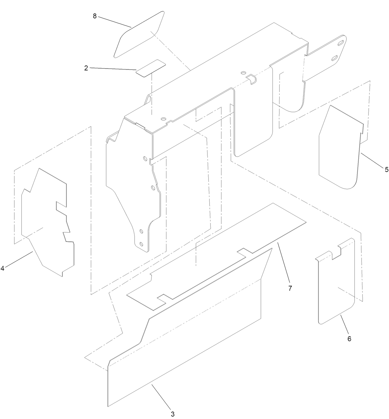 Muffler Guard Assembly No. 146-8442