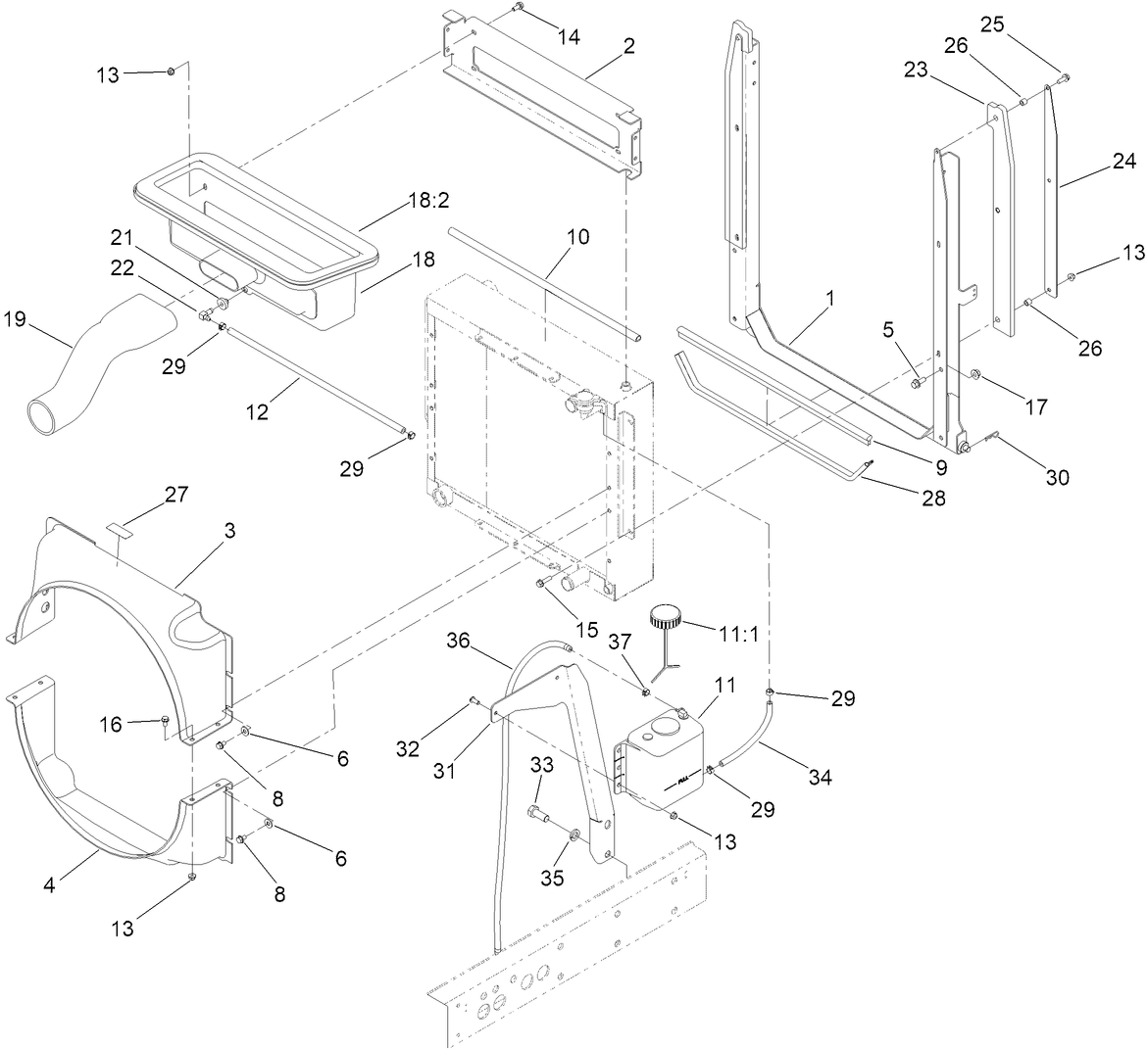 Radiator Mounting Assembly