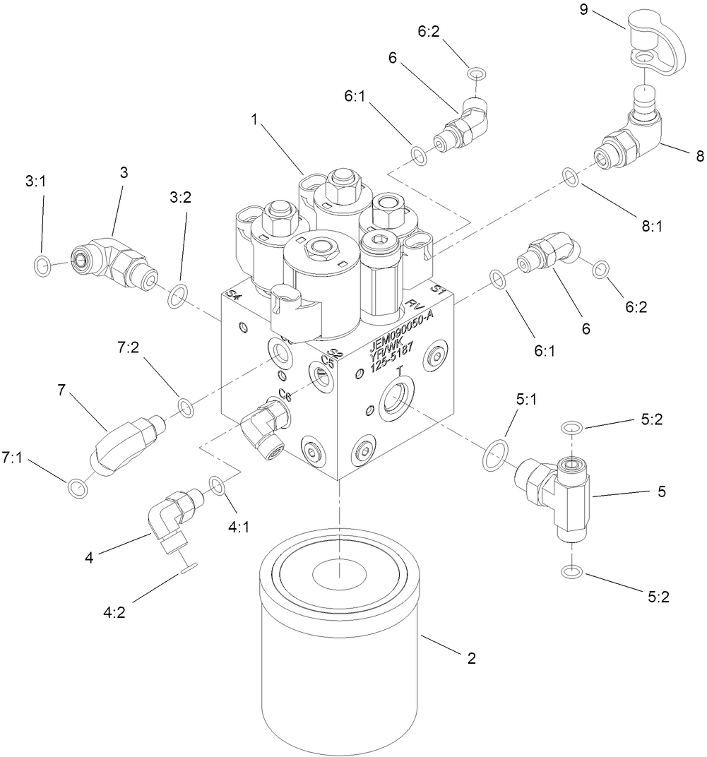 Hydraulic Lift Manifold Assembly