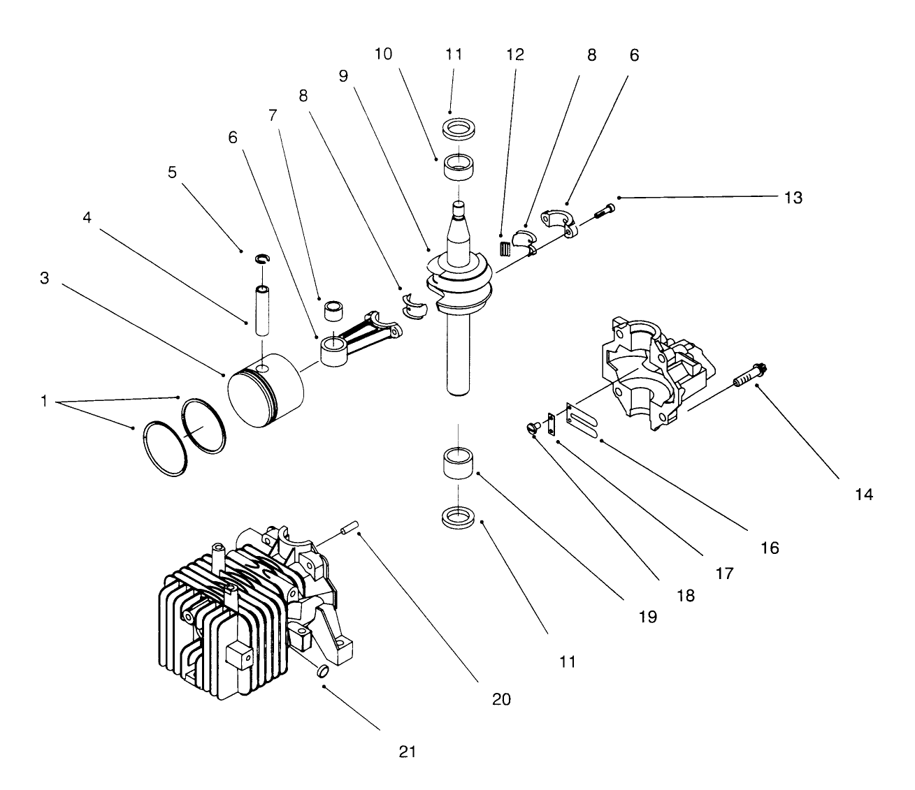 Block Assembly (model No. 20441 Only)