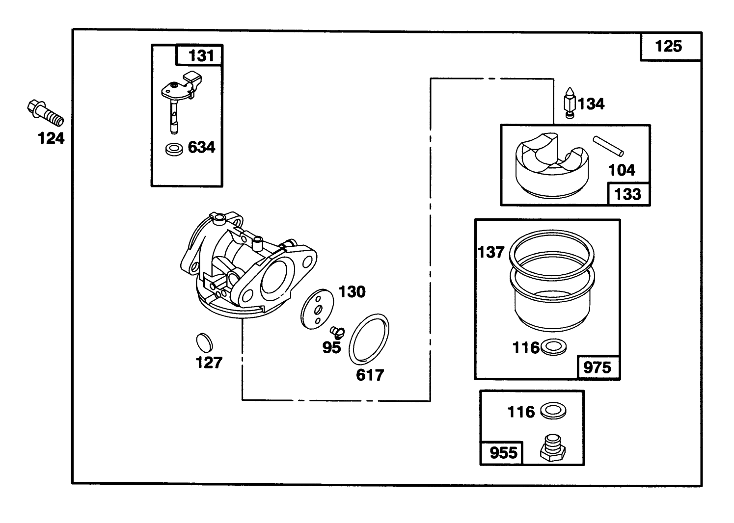 Engine Briggs & Stratton Model 127802-0640-01