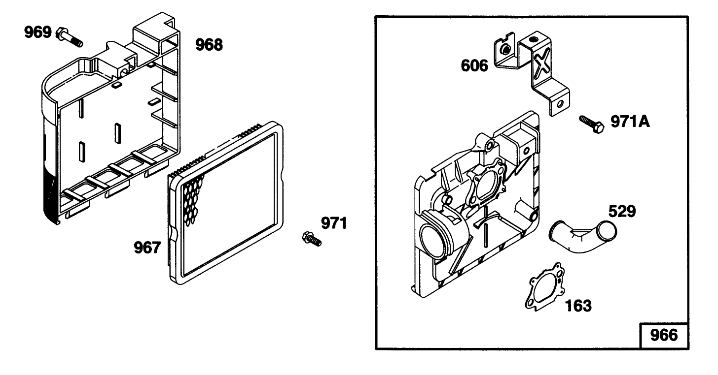 Engine Briggs & Stratton Model 127802-0640-01